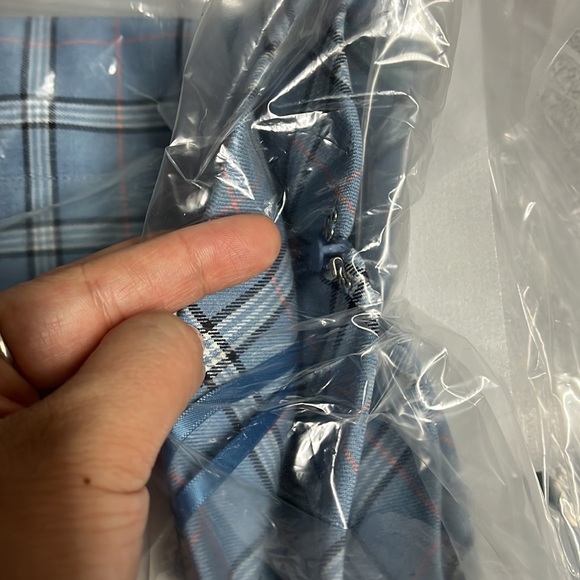 Check pleated mini skirt M - Picture 4 of 7